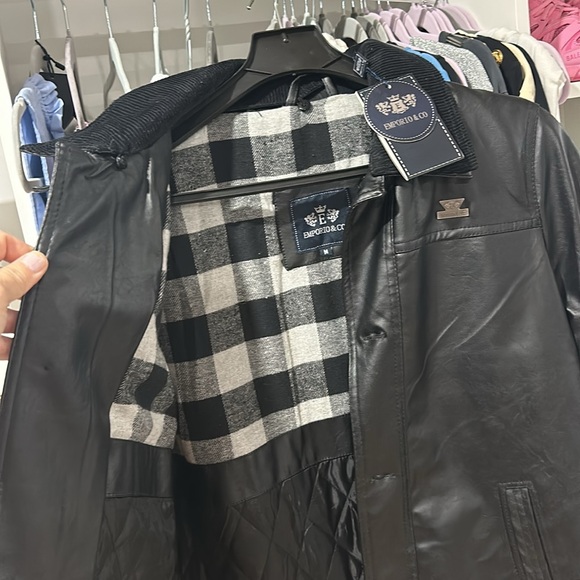 Men’s leather jacket - Picture 2 of 7